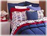 Tommy Hilfiger Classics Denim Twin Comforter, Stonewash