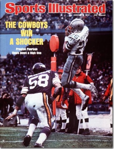 Preston Pearson Dallas Cowboys (Sports Illustrated Magazine - January 1976)