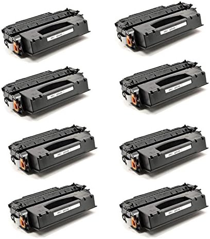 Office Station @ Remanufactured Toner Cartridge Replacement for Toner for HP 49X 53X Q5949X Q7553X LaserJet 1320 N TN NW 3392 3390 P 2015 2014 (8 Pack)