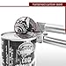 Deluxe Stainless Steel Manual Can Opener Smooth Edge - CUSAN Smooth Edge Can Opener is Perfect Solution for Arthritis Elderly – This Swing Away Can Opener will Surpass All Expectations