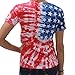 Ladies Tie Dye Flag Tee