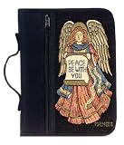 Charleston Needlepoint Peace Angel: Bible Cover; Large
