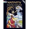 Nativity Stained Glass Coloring Book (Holiday Stained Glass Coloring Book) (Vol i)