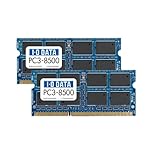 I-O DATA PC3-8500Ή DDR3 204s S.O.DIMM SDY1066-2GX2