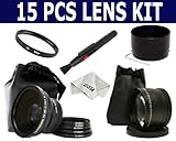 Essential kit for NIKON COOLPIX L110 L-110 (with adapter 67mm filter mount) ....
