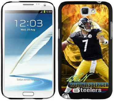 WOWCASE Pittsburgh Steelers Ben Roethlisberger NFL Rugged Case for Samsung Galaxy Note 2 Sport Fans Samsung Note 2 case-Christmas Gift