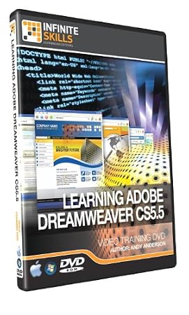 Beginners Dreamweaver CS5.5 Training DVD - Over 9 Hours of Training