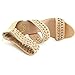 Vince Camuto Fancle Women Open Toe Leather Nude Sandals