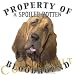 Bloodhound Mousepad Dog Mouse Pad "Property Of" Bloodhound Mousepad Dog Mouse Pad "Property Of"