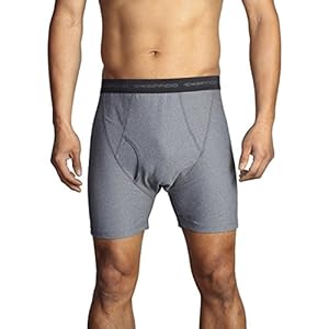 ExOfficio Give-N-Go Boxer Brief - Men's Charcoal Heather Medium