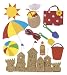 Jolee's Boutique Dimensional Stickers, Fun At The Beach