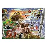 Melissa and Doug Deluxe 500 piece After the Flood Cardboard Jigsaw