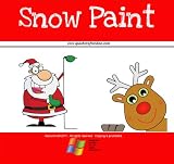 Christmas Craft Snow Paint Picture