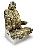 Shear Comfort Custom Dodge Ram Pickup Seat Covers - FRONT ROW: 40/20/40 w/ 20 Cushion Storage and Folddown Console Arm and Adjustable Headrests (1500 Model) (2009-2012) - Realtree Camo AP