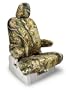 Shear Comfort Custom Mazda B. Series Pickup Seat Covers - FRONT ROW: 60/40 Bottom w/ Bucket Backs and Adjustable Headrests and Folddown Center Console Arm (2010-2011) - Realtree Camo AP