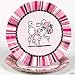 Pink Poodle Dinner Plates 9