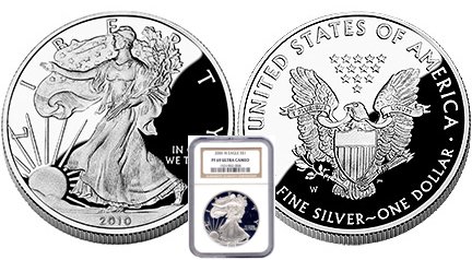 2010-W NGC PF 70 Proof Silver Eagle-image