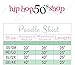 Hip Hop 50's Shop 1950s Adult Poodle Skirt Costume for Women (Black w/Pink M/L)