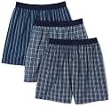 Dockers Men's 3-Pack Woven Boxers (Colors/Pattern will vary)
