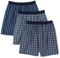 Dockers Men's 3-Pack Woven Boxers (Colors/Pattern will vary)