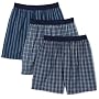 Dockers Men's 3-Pack Woven Boxers (Colors/Pattern will vary)