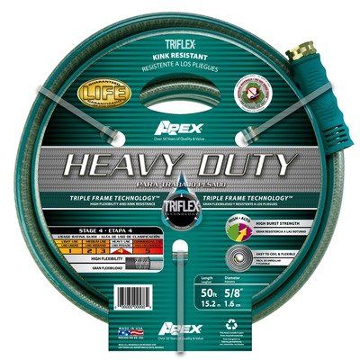 Apex 8560-50 Triple Frame Heavy Duty Hose, 5/8-Inch by 50-Feet