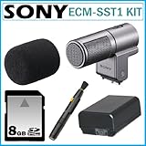 Sony ECM-SST1 Compact Stereo Microphone for the NEX-3 & NEX-5 Camera + Acce ....