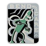 Futurama Tin Cubicle Sign - Bend with Care