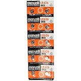 1 of Maxell Watch Battery Button Cell LR626 AG4 Pack of 10 Batteries