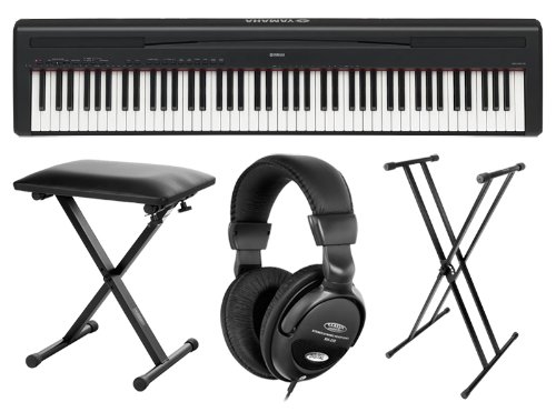 Produkt-Bild: Yamaha P-95 Stage Piano Set inkl. Bank, St&auml;nder und Kopfh&ouml;rer (schwarz)