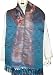 Long Silk Scarf Exclusive Workmanship India Collection 22 x 72 inches(srfp297)
