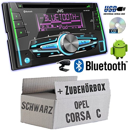 Cheap VAUXHALL CORSA C BlackÂ Â JVC R910BTÂ Â 2DIN DVD Receiver USB