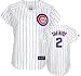 Ryan Theriot Women's Jersey: Women's 2010 Majestic Home White #2 Chicago Cubs Jersey - Small