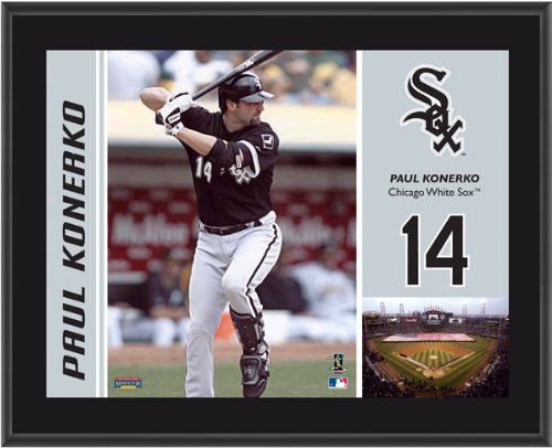 Paul Konerko Plaque | Details: Chicago White Sox, Sublimated, 10x13, MLB Plaque