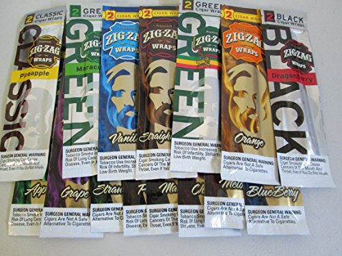 ZIG ZAG WRAPS 42 PACKS-21 DIFFERENT FLAVORS