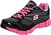 Skechers Women's Stride Fashion Sneaker,Black/Hot Pink,7 M US