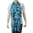 Fashion Wrap Scarves in Printed Wool & Blend Silk 72 x 27 inches