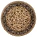 Capel Rugs Kaimuri-Persian Cedars 9 round Sand Area Rug
