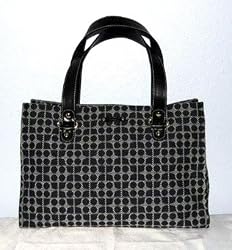Kate Spade Dot Noel Medium Shopper Bag Tote Black
