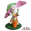 3" Gardener Bunny By Annalee 3" Gardener Bunny By Annalee