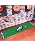 NFL Football Philadelphia Eagles Putting Green Runner Mat 18" X 72"