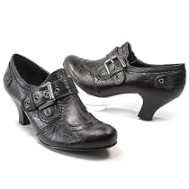 JANE KLAIN Damen Hochfront -Pumps, verstellbare Schliesse, schwarz