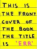 Review Book Works  / Err (New Writing)
