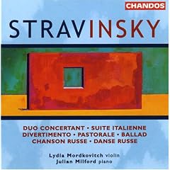 Stravinsky: Duo Concertante; Pastorale