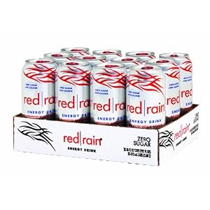 Red Rain Energy Drink, Zero Sugar, 16-Ounce Cans (Pack of 12) $9.94