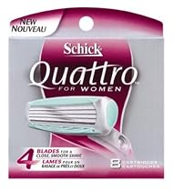 Schick Quattro for Women Refill Cartridges, 8 Cartridges