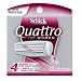 Schick Quattro for Women Refill Cartridges, 8 Cartridges