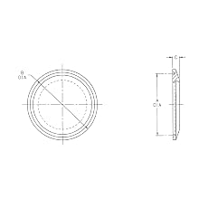 Dixon 16AMP-G400 Stainless Steel 304 Sanitary Fitting, Clamp End Cap, 4" Tube OD