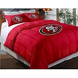 San Francisco 49ers Comforter Set: Twin Comforter with Shams