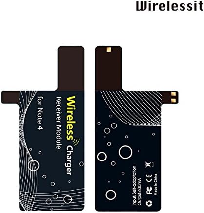 Note 4 Qi Receiver,WIRELESSIT Qi Standard Wireless Charging Receiver Module for Samsung Galaxy Note 4 0.5mm Ultra-thin
